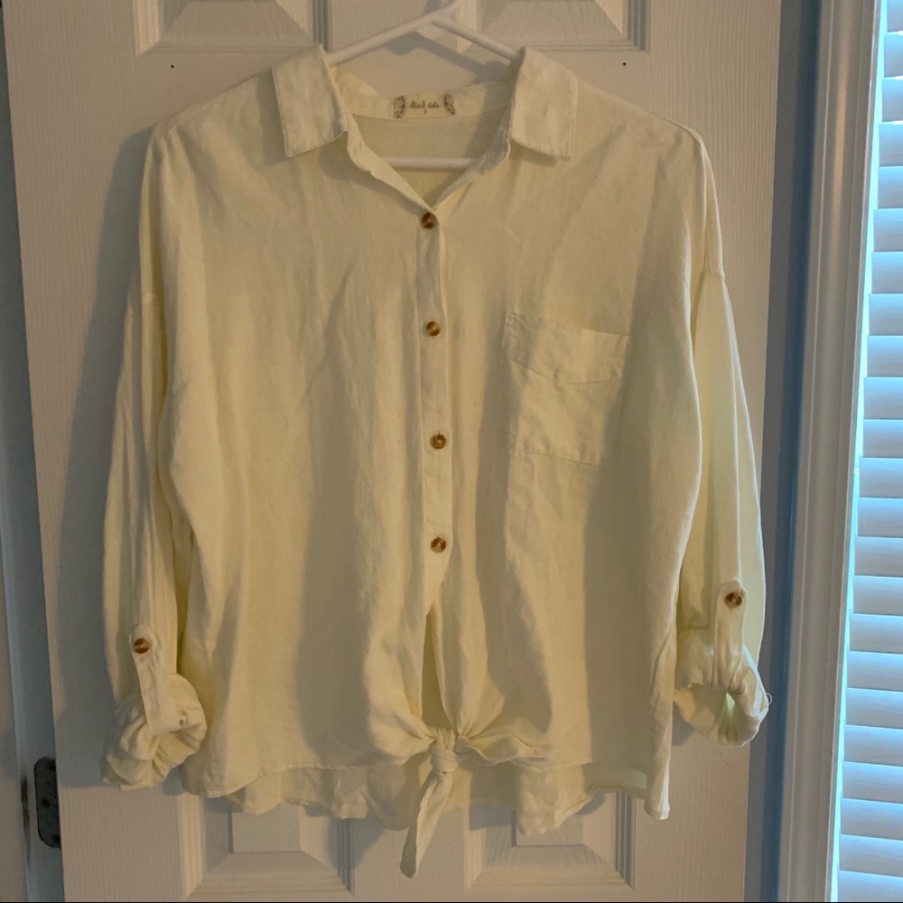 Altar’d State Off-White Button Down